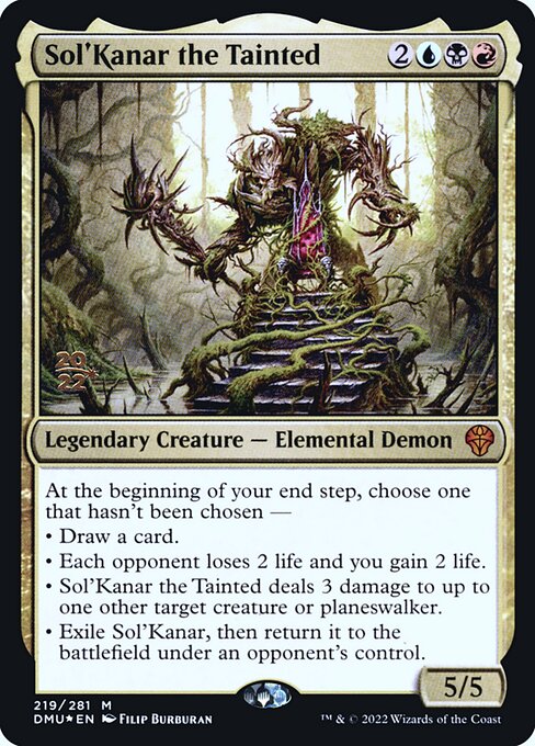 Sol'Kanar the Tainted (219s) [Dominaria United Promos]