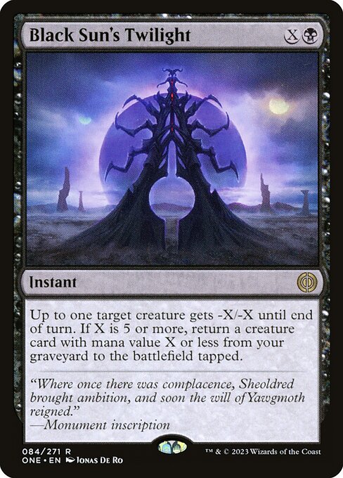 Black Sun's Twilight (84) [Phyrexia: All Will Be One]