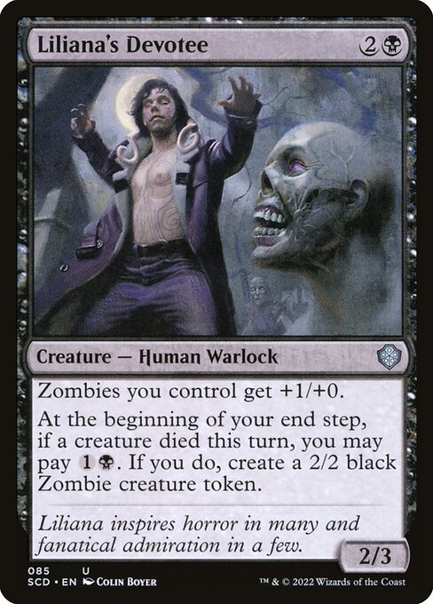 Liliana's Devotee (85) [Starter Commander Decks]