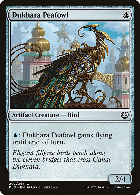 Dukhara Peafowl (207) [Kaladesh]