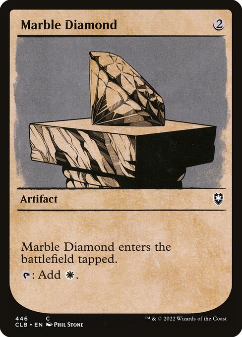 Marble Diamond (446) [Commander Legends: Battle for Baldur's Gate] [Showcase]
