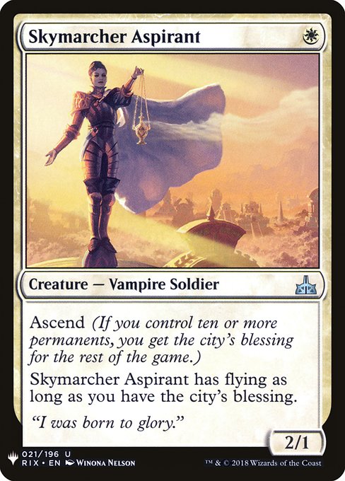 Skymarcher Aspirant (RIX-21) [The List]