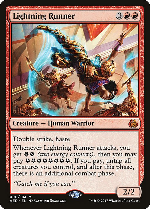 Lightning Runner (90) [Aether Revolt]