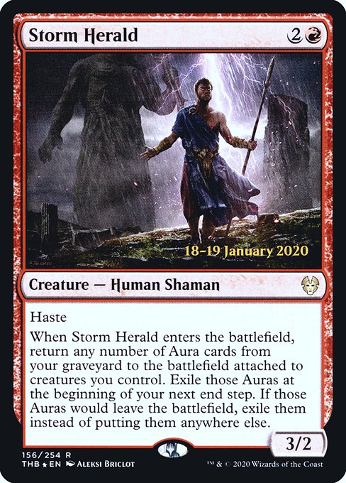 Storm Herald (156s) [Theros Beyond Death Promos]