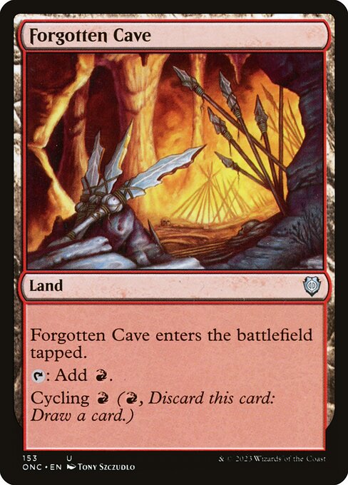 Forgotten Cave (153) [Phyrexia: All Will Be One Commander]