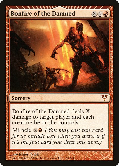 Bonfire of the Damned (129) [Avacyn Restored]