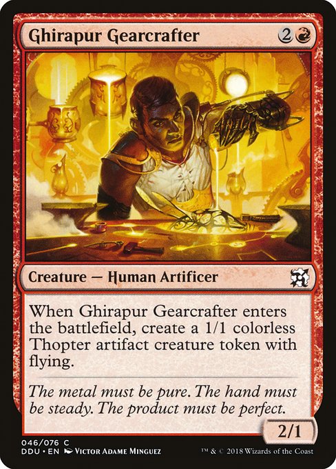 Ghirapur Gearcrafter (46) [Duel Decks: Elves vs. Inventors]