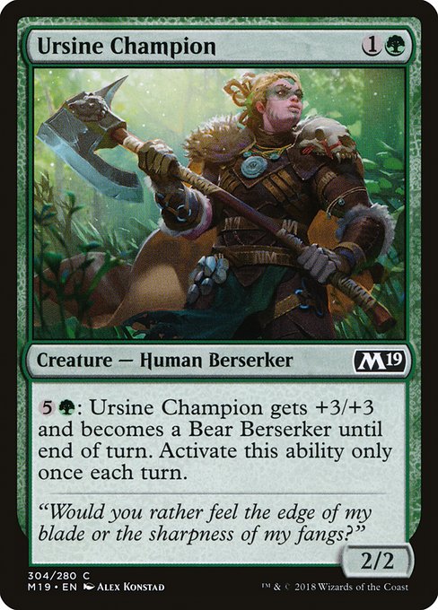 Ursine Champion (304) [Core Set 2019]