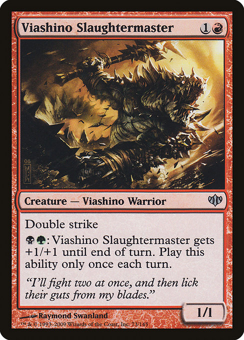 Viashino Slaughtermaster (73) [Conflux]