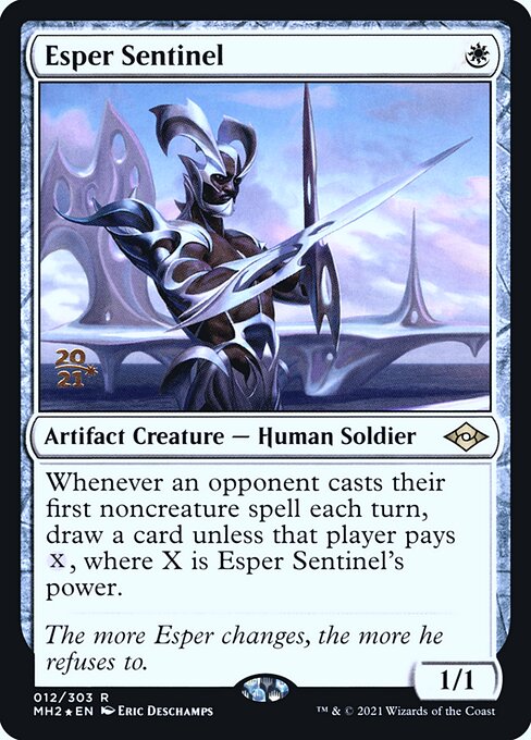Esper Sentinel (12s) [Modern Horizons 2 Promos]