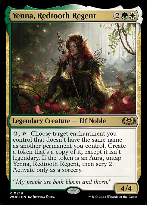 Yenna, Redtooth Regent (219) [Wilds of Eldraine]
