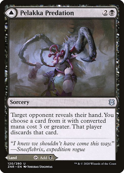 Pelakka Predation // Pelakka Caverns (120) [Zendikar Rising]