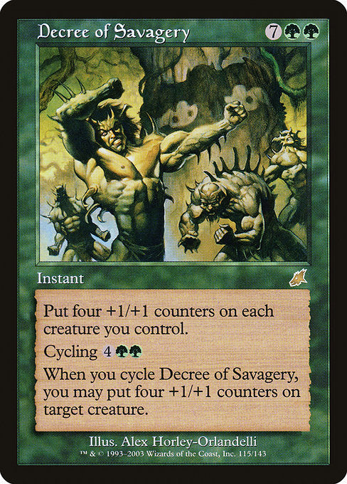 Decree of Savagery (115) [Scourge]