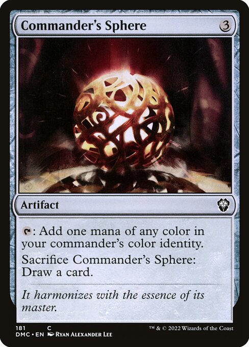Commander's Sphere (181) [Dominaria United Commander]