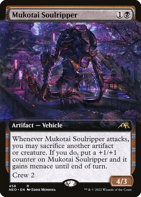 Mukotai Soulripper (458) [Kamigawa: Neon Dynasty] [Extended Art]