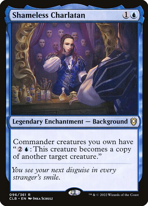 Shameless Charlatan (96) [Commander Legends: Battle for Baldur's Gate]