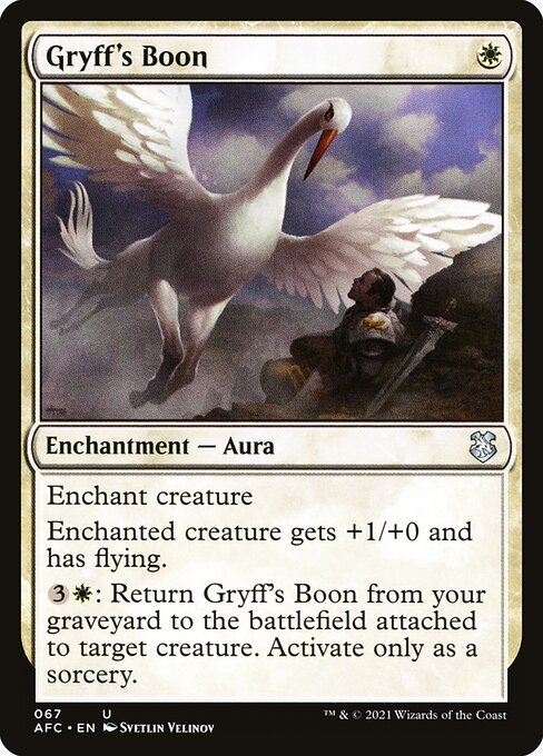 Gryff's Boon (67) [Forgotten Realms Commander]