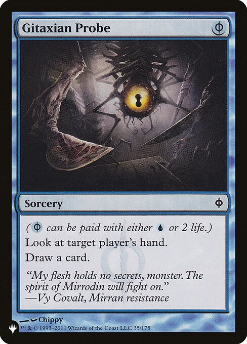 Gitaxian Probe (NPH-35) [The List]