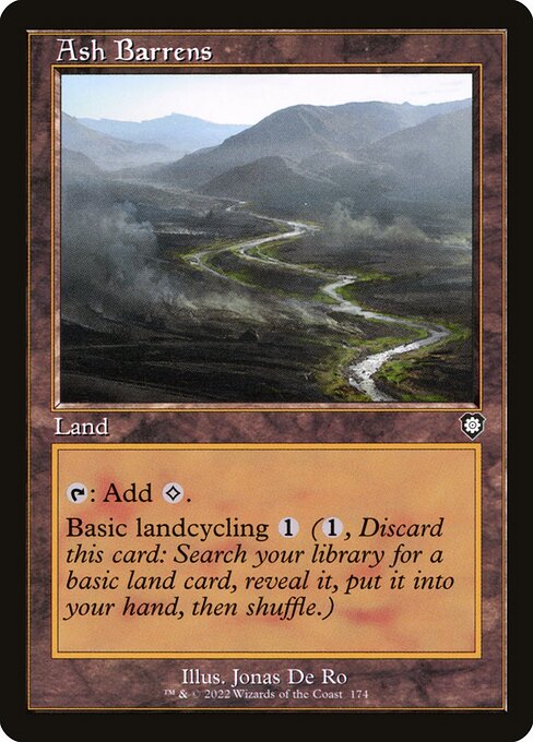 Ash Barrens (174) [The Brothers' War Commander]