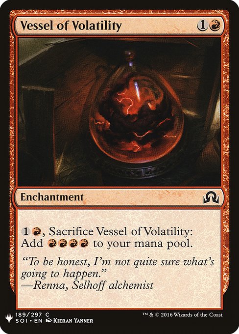Vessel of Volatility (SOI-189) [The List]