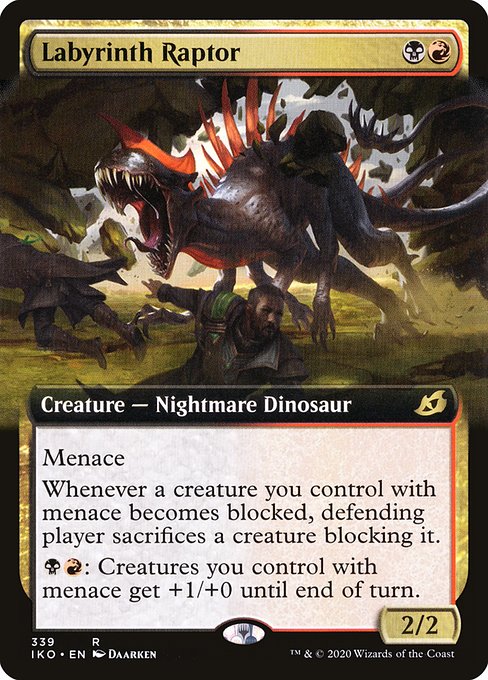 Labyrinth Raptor (339) [Ikoria: Lair of Behemoths] [Extended Art]