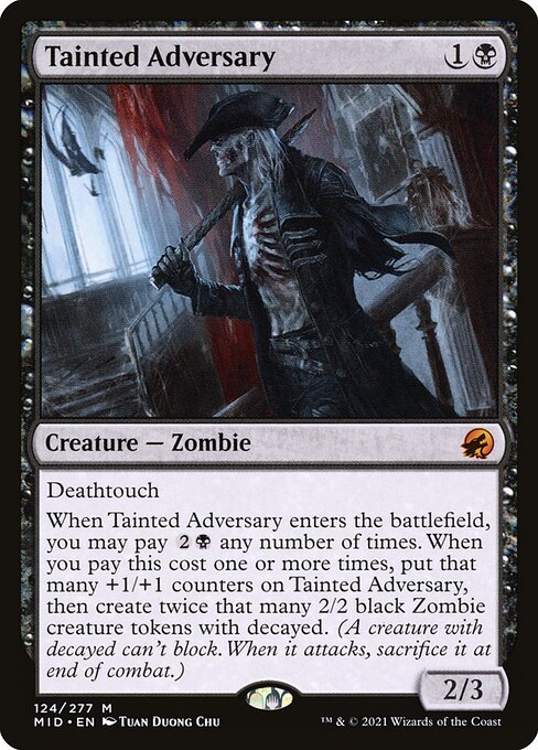 Tainted Adversary (124) [Innistrad: Midnight Hunt]
