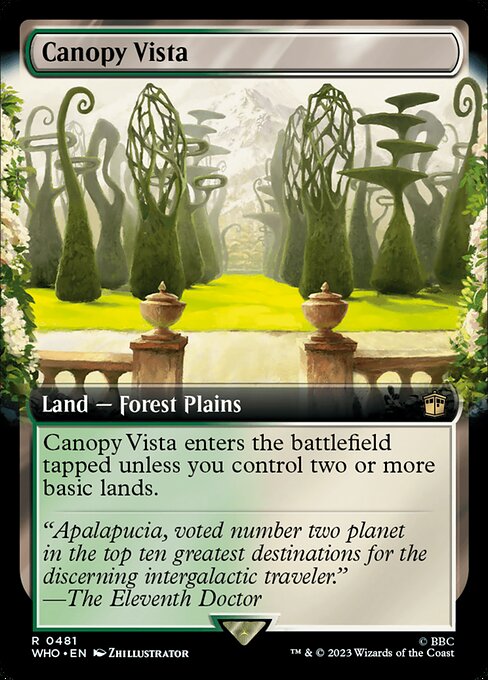 Canopy Vista (481) [Doctor Who] [Extended Art]