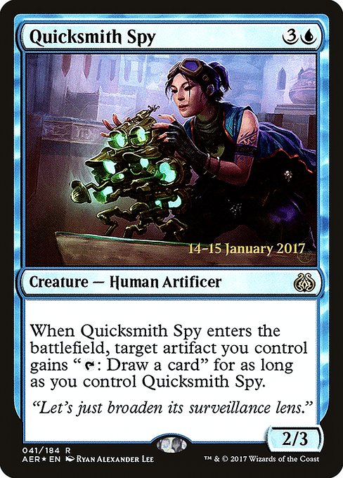 Quicksmith Spy (41s) [Aether Revolt Promos]