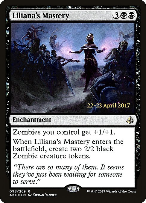 Liliana's Mastery (98s) [Amonkhet Promos]