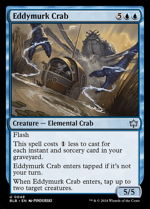 Eddymurk Crab (48) [Bloomburrow]