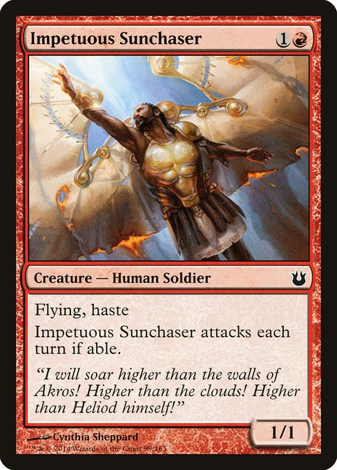 Impetuous Sunchaser (99) [Born of the Gods]