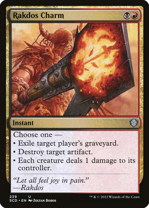 Rakdos Charm (239) [Starter Commander Decks]