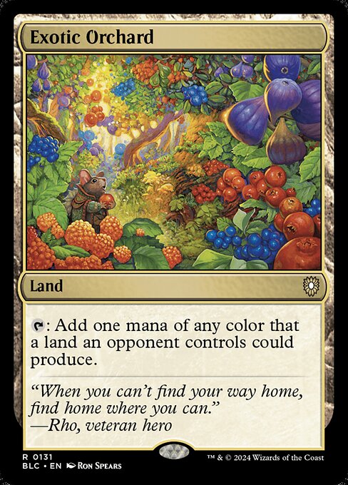 Exotic Orchard (131) [Bloomburrow Commander]