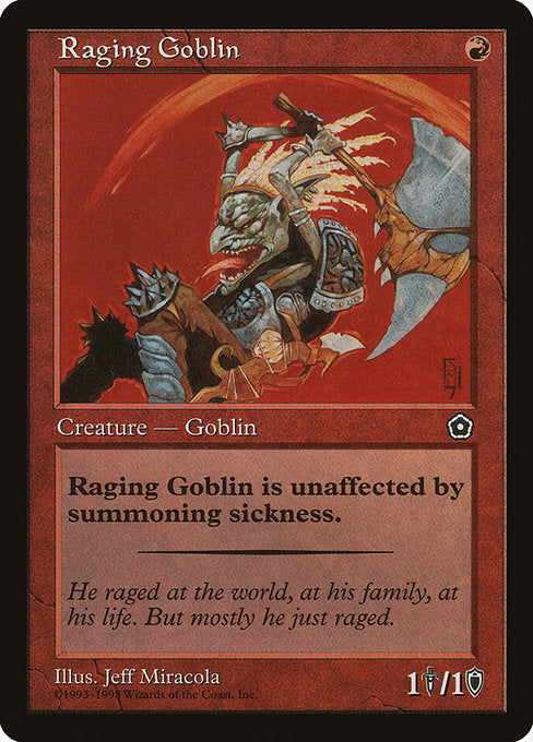Raging Goblin (114) [Portal Second Age]