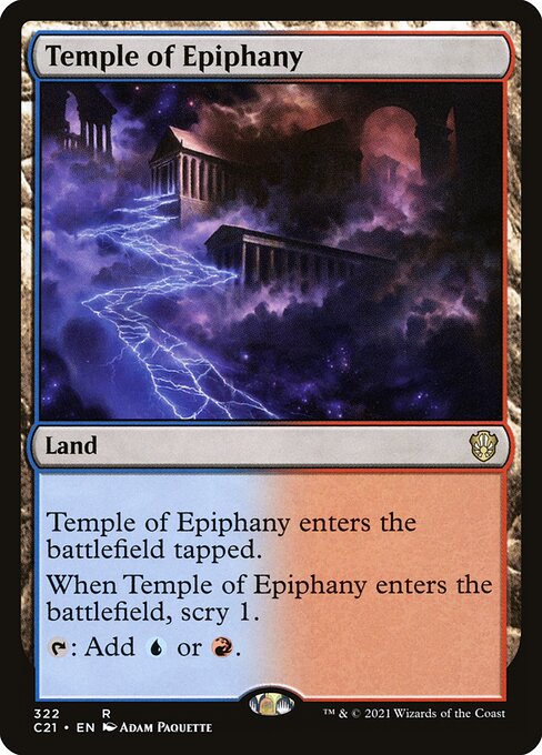 Temple of Epiphany (322) [Commander 2021]