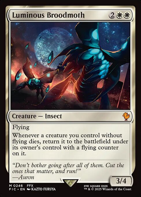 Luminous Broodmoth (246) [Final Fantasy Commander]