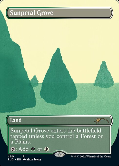Sunpetal Grove (460) [Secret Lair Drop] [Borderless]