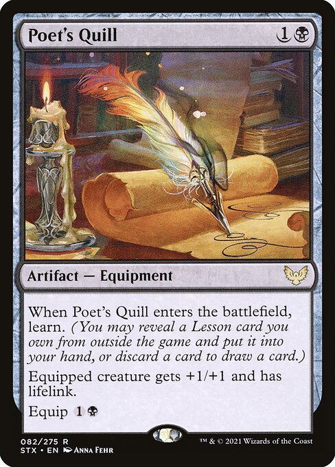 Poet's Quill (82) [Strixhaven: School of Mages]