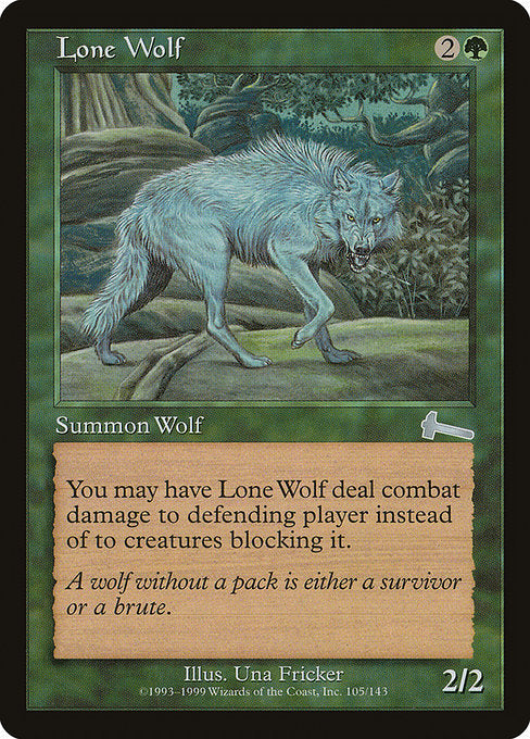 Lone Wolf (105) [Urza's Legacy]
