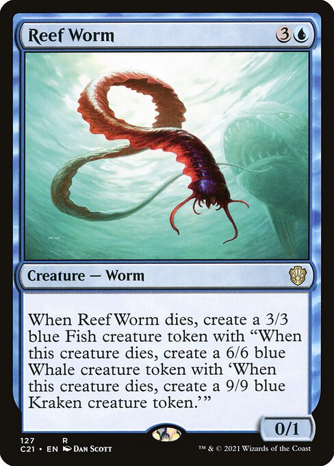 Reef Worm (127) [Commander 2021]