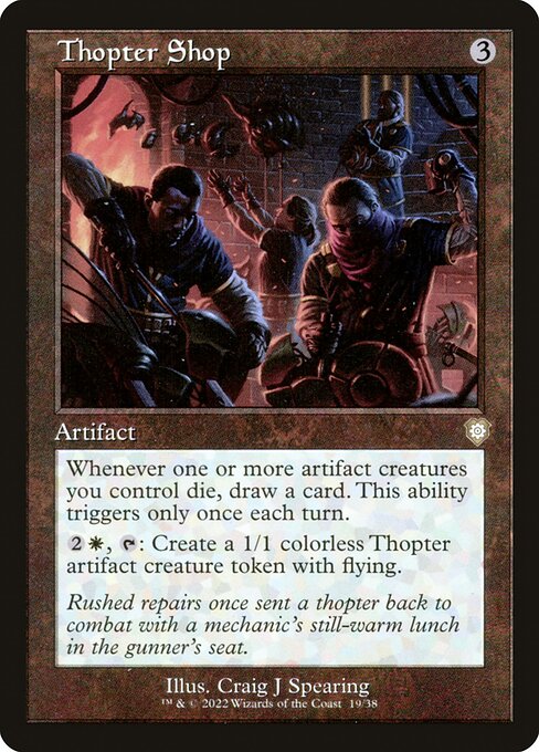 Thopter Shop (19) [The Brothers' War Commander]