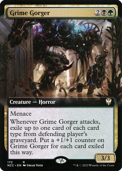Grime Gorger (172) [New Capenna Commander] [Extended Art]