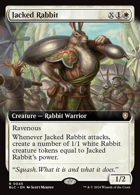 Jacked Rabbit (45) [Bloomburrow Commander]