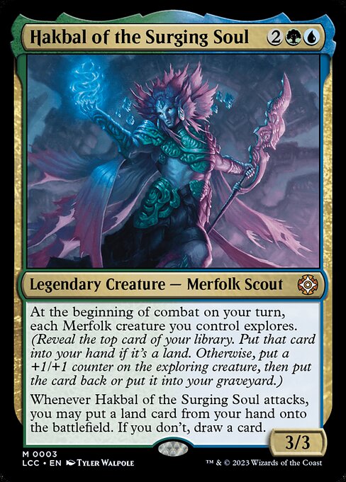 Hakbal of the Surging Soul (3) [The Lost Caverns of Ixalan Commander]