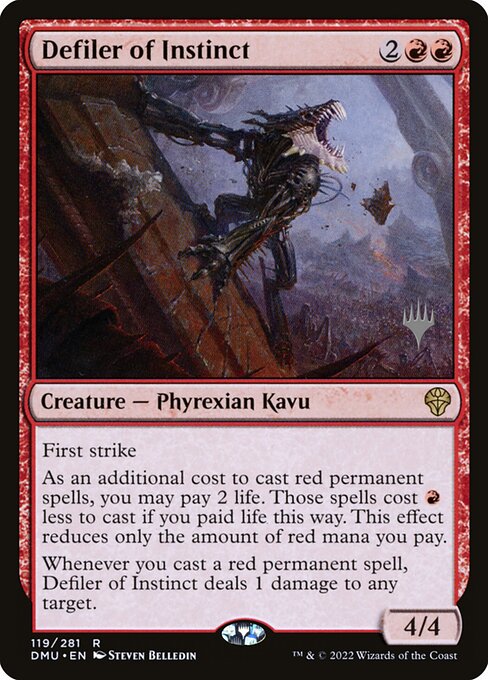 Defiler of Instinct (119p) [Dominaria United Promos]