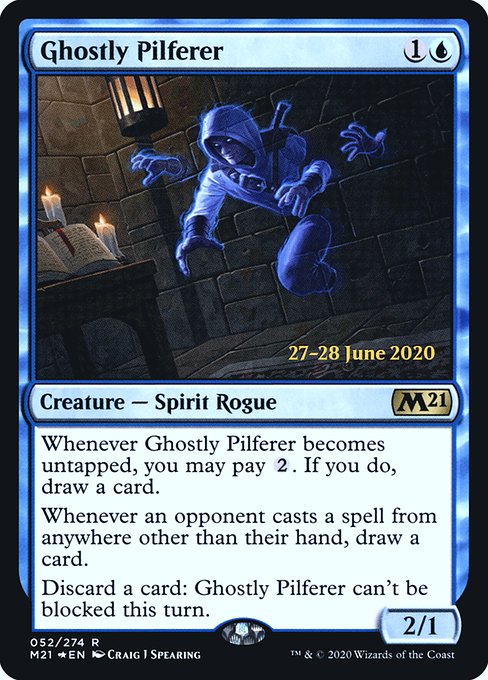 Ghostly Pilferer (52s) [Core Set 2021 Promos]