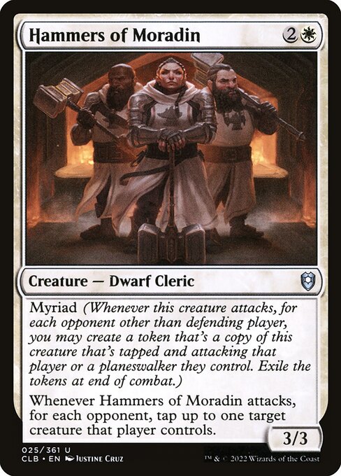 Hammers of Moradin (25) [Commander Legends: Battle for Baldur's Gate]