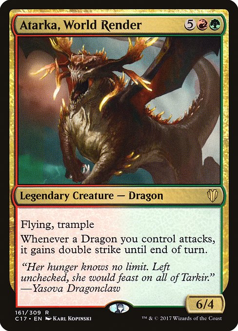 Atarka, World Render (161) [Commander 2017]