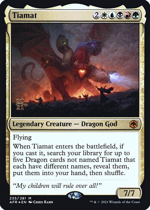 Tiamat (235s) [Adventures in the Forgotten Realms Promos]