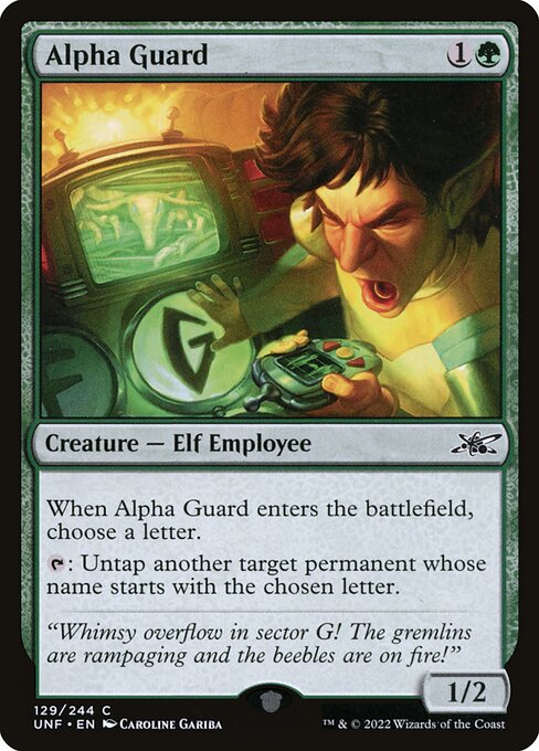 Alpha Guard (129) [Unfinity]